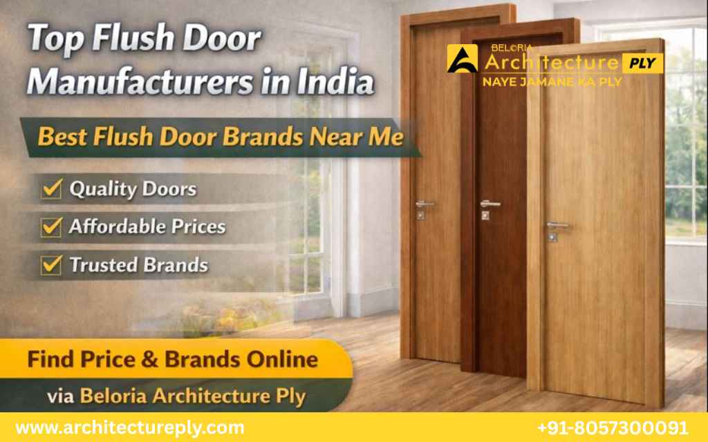 Top Flush Door Manufacturers in India | Best Flush Door Brands Near Me